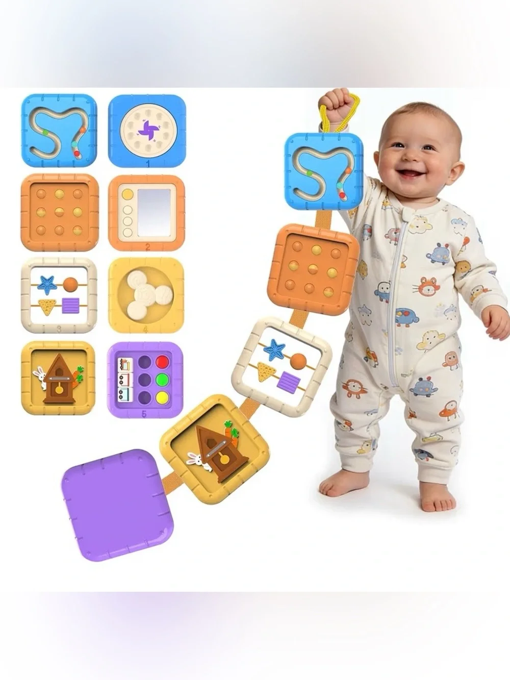 Busy Board Montessori Toys for 1 Year Old Boy Girl